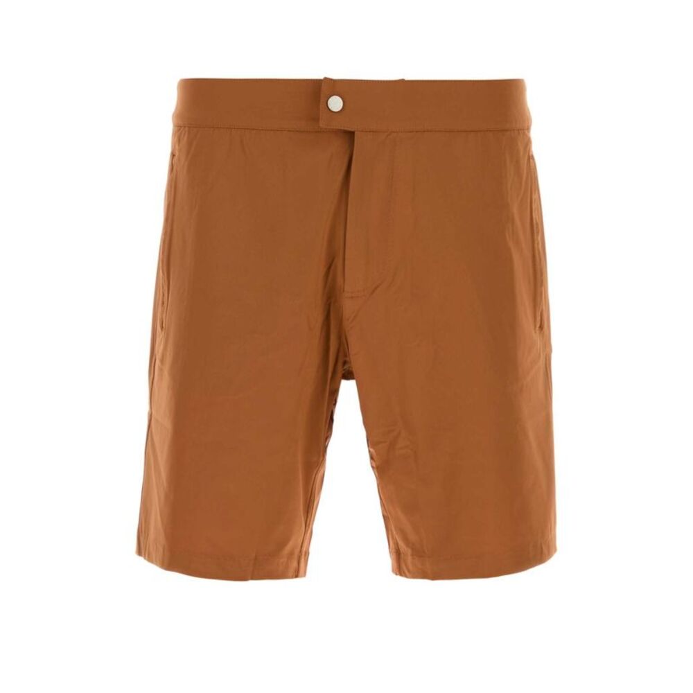Umit Benan Men Caramel Stretch Nylon Rio Swimming Shorts